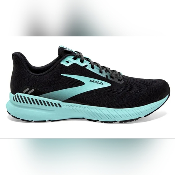 BROOKS size 7.5 teal/black running shoes - Picture 1 of 5